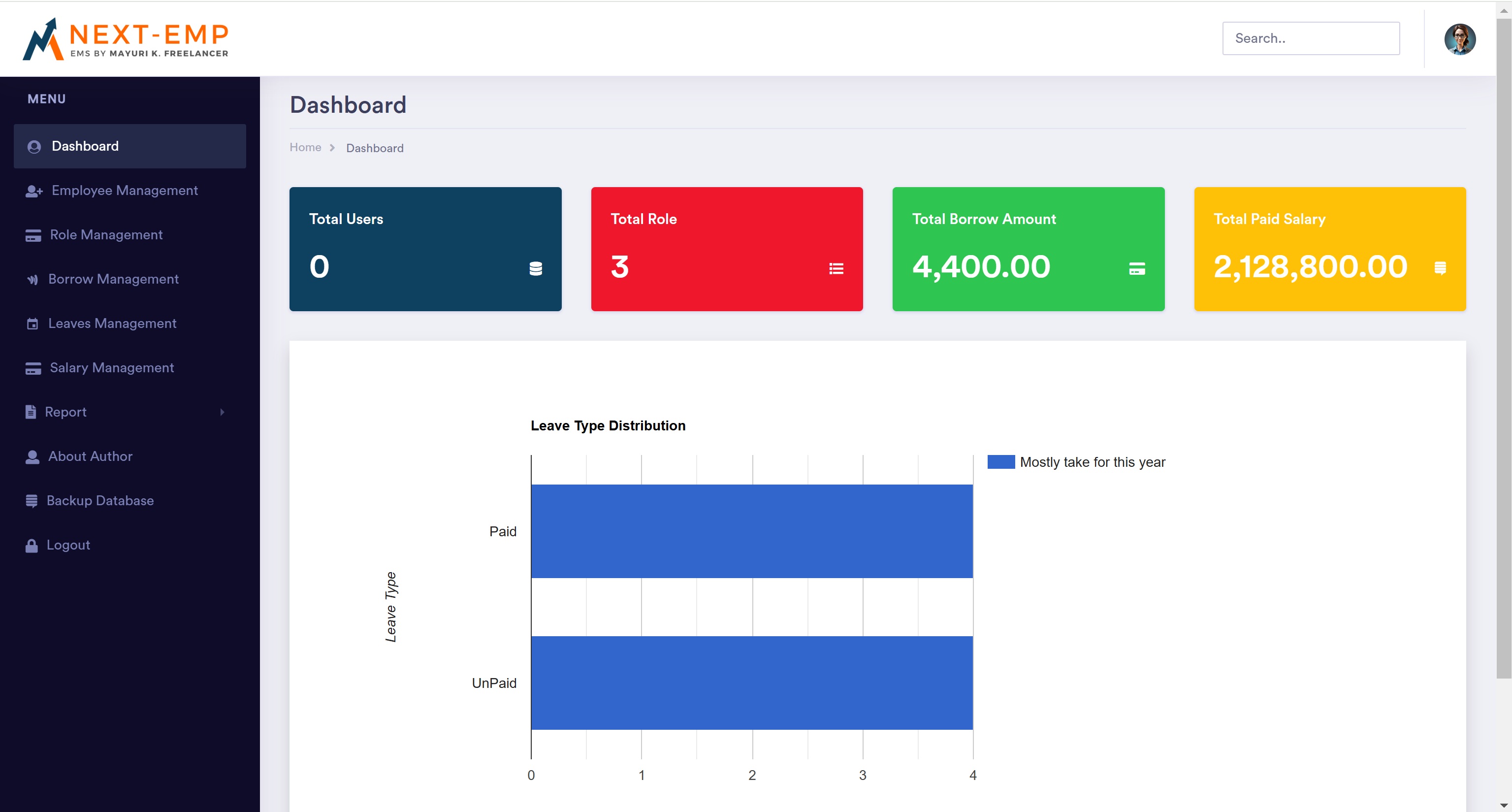 Complete Employee Management System Project In Php